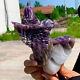 1.63lb Natural Dream Amethyst Crystal Hand Carved Eagle Treatment