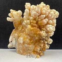 1086g Natural quartz crystal cluster mineral specimen, hand-carved the eagle