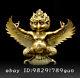 10tibet Tibetan Buddhism Brass Redpoll Winged Garuda Bird Eagle Buddha Statue