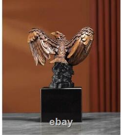 15 China Bronze Hand-carved Falcon Eagle Art Statue