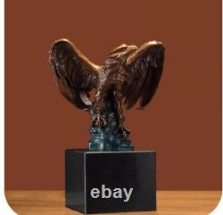 15 China Bronze Hand-carved Falcon Eagle Art Statue