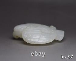 2.2 China antique Natural Hetian Jade Pure hand-carved exquisite Jade Eagle