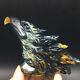247g Natural Crystal. Tiger's-eye. Hand-carved. Exquisite Eagle Head Statues64