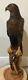 27 1/2 In Eagle, Hand -carved Wood, Home Decor Piece