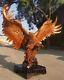 320 Cm China Hand-carved Wood Large The Eagle Wings Statue