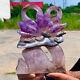 334g Natural Dream Amethyst Hand Carved Eagle Pattern Care
