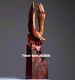 38.3 Cm India Natural Lobular Red Sandalwood Wing Lanneret Hawk Eagle Sculpture