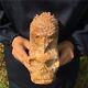 4.75lb Top! Natural Quartz Hand Carved Crystal Eagle Skull Gem Reiki Healing