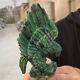 485g Natural Ruby Green Zoisite Hand Carved Eagle Crystal Healing