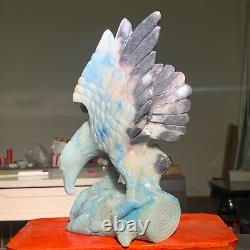 4LB Natural Trolleite Carving'Eagle' Hand carved Crystal Decorate