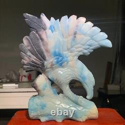 4LB Natural Trolleite Carving'Eagle' Hand carved Crystal Decorate