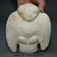 5.2 Ancient China Hongshan Culture White Jade Hand-carved Eagle Birds Pendant