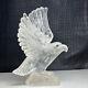 512g Natural Crystal Specimen. Crystal Quartz. Hand-carved Eagle. Statue. Hk