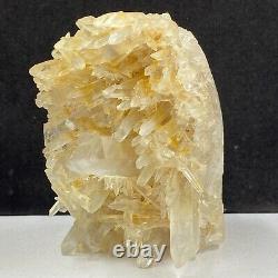 513g Natural quartz crystal cluster mineral specimen, hand-carved the Eagle gift