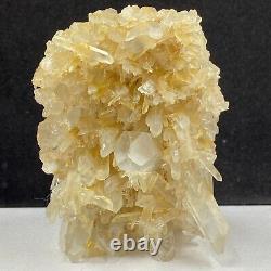 513g Natural quartz crystal cluster mineral specimen, hand-carved the Eagle gift