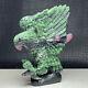 532g Natural Crystal. Ruby Zoisite. Hand-carved. The Exquisite Eagle. Gift. Wv