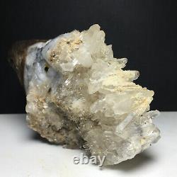 581g Natural Crystal Cluster, Specimen Stone, Hand-Carved, Exquisite eagle. Healing