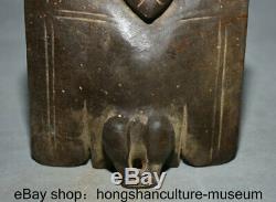 6.4 neolithic Hongshan Culture Old Jade Stone Hand Carved Eagle Birds Sculpture