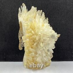 676g Natural quartz crystal cluster mineral specimen, hand-carved the Eagle gift