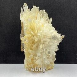 676g Natural quartz crystal cluster mineral specimen, hand-carved the Eagle gift