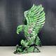 677g Natural Crystal. Ruby Zoisite. Hand-carved. The Exquisite Eagle. Gift. Yj