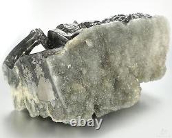 8.2 Calcite Hand Carved Crystal Skull and Eagle Fine Art Sculpture, Healing