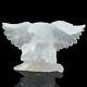 8 In Natural Quartz Rock Hand Carved Crystal Eagle Sculpture, Collectibles