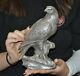9exquisite Rare Old China Tibetan Silver Lucky Eagle Hawk Bird Statue Decorate