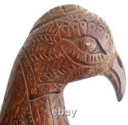 AAFA Folk Art Country Primitive Americana wood hand carved Eagle