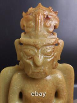 Age-old China antique, Classic private collection jade Eagle man