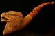 American Eagle Hand Carved Block Meerschaum Pipe With Custom Case 12069