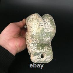 Ancient Chinese hongshan culture, old jade, Hand-carved, eagle&penis, Statue, H263