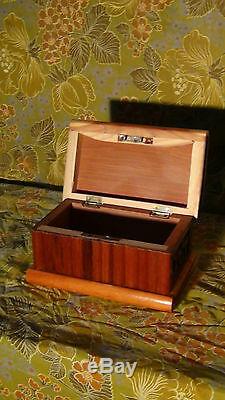 Antique American Red Cedar Wood Hand Carved Eagle Jewerly, Storage Box