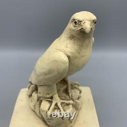 Antique Hand Made Sculpture Air Force Academy Falcon Statue 7 EOD Simi 1982