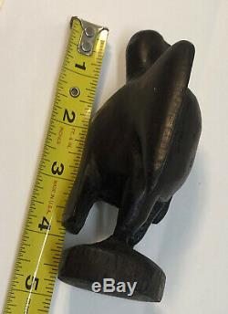 Antique Very Early Americana Hand Carved Wood Eagle Sculpture Folk Art c. 1800