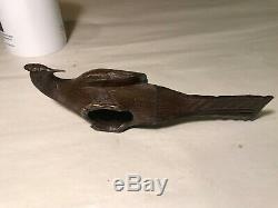 Antique Vintage Hand Carved Wood screw type Nutcracker Bird (Eagle)