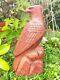 Art Home Decor 14.1 Large Wooden Eagle Statue Hand Carved Sculpture Figurine