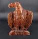 Arts And Crafts Hand Carved Wood Standing Eagle Figure