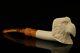 Autograph Series Eagle Hand Carved Block Meerschaum Pipe With Case 12604
