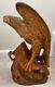 Beautiful Hand Carved Wooden Eagle Highly Detailed 16 Tall