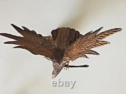 Beautiful hand carved wooden eagle 11