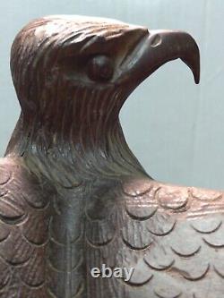 Black Forest Carving Eagle Falcon Walnut Great Quality Heavyweight 5.9lbs