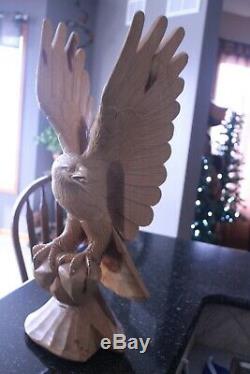 Brilliant Hand Carved Eagle