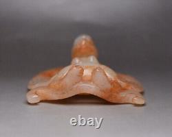 Certified Chinese Natural Hetian Jade Hand-carved Exquisite Eagle Statue 2751