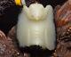 Certified Natural Hetian Jade Hand-carved Exquisite Eagle Statue Pendant 9056