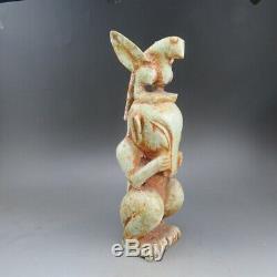 China, jade, collectibles, hand-carved, xixia culture, Eagle & Apollo, statues K7508