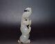 Chinese Natural Hetian Jade Hand Carved Exquisite Eagle Bear Statue 3978
