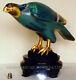 Cloisonne Aquila Hawk Eagle Adler Vintage Old Collectable Hand Carved Birds Huge