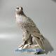 Collect Decorate Chinese Old Tibet Silver Hand Carved Lucky Eagle Statue 23342