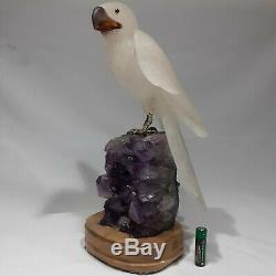 Crystal Eagle Hand carved Gemstones bird